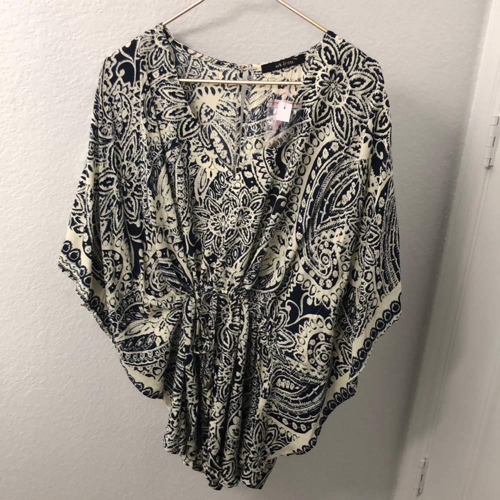 ark & co flowy shorts romper